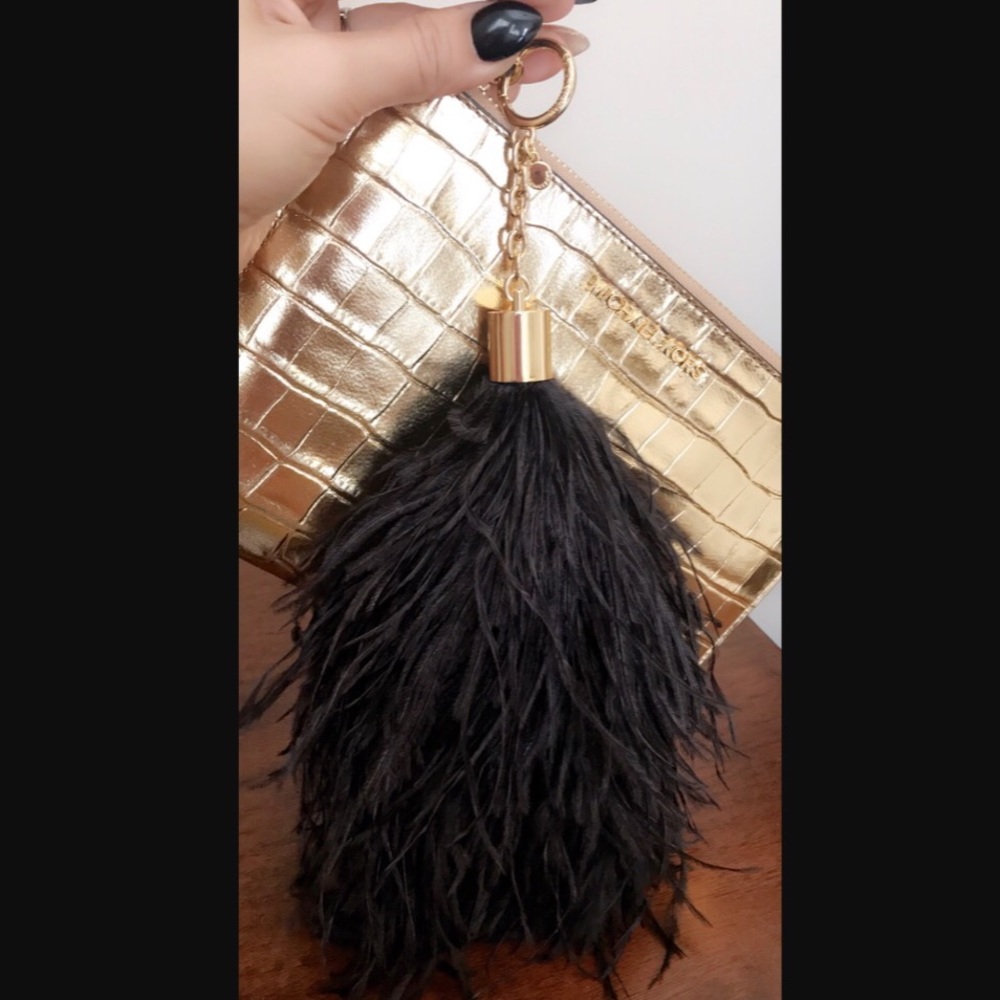 Michael Kors Feather Key Chain/Purse Charm